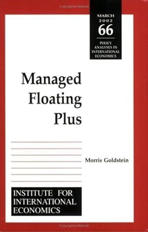 managed floating plus 1st edition morris goldstein 0881323365, 978-0881323368