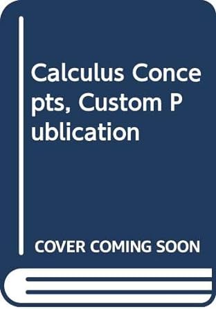 calculus concepts custom publication 1st edition latorre 0618169423, 978-0618169429