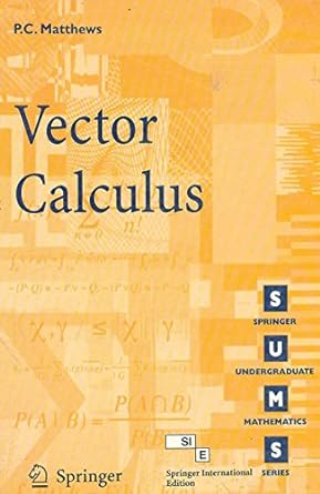 vector calculus 1st edition p c matthews 8181282957, 978-8181282958