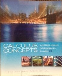 calculus concepts custom 5th edition donald r latorre ,john w kenelly ,iris b reed ,laurel r carpenter