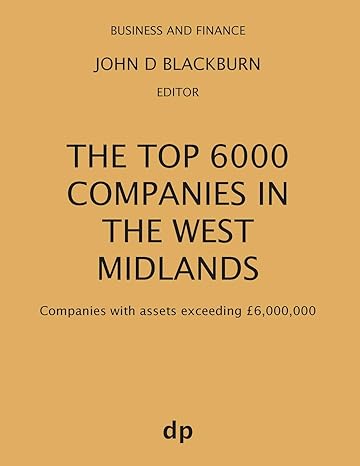 the top 6000 companies in the west midlands companies with assets exceeding 6 000 000 winter 2018th edition