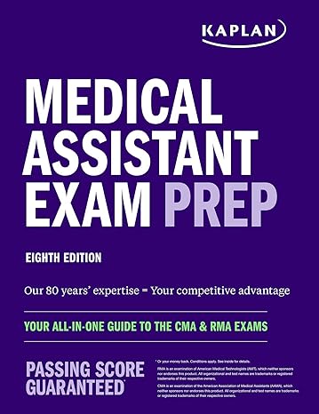 medical assistant exam prep your all in one guide to the cma and rma exams 8th edition kaplan nursing