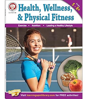 mark twain health and wellness workbook grades 5 8+ health and fitness and nutrition book 5th grade workbooks
