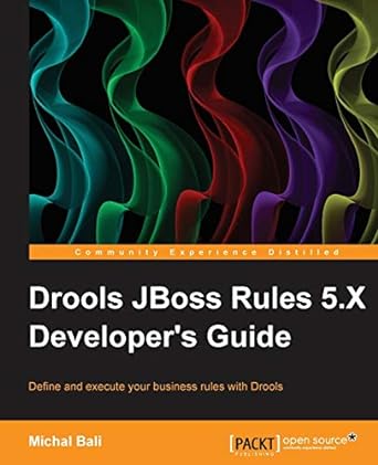 drools jboss rules 5 x developer s guide 1st edition michal bali 1782161260, 978-1782161264