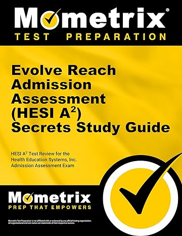 evolve reach admission assessment secrets study guide hesi a2 test review for the health education systems