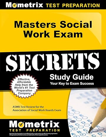 masters social work exam secrets study guide aswb test review for the association of social work boards exam