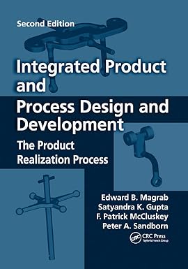 integrated product and process design and development the product realization process 2nd edition edward b.