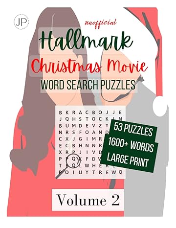 hallmark christmas movie word search volume 2 1st edition c johnson 979-8359454841