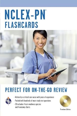 nclex pn flashcard book premium edition 1st edition rebekah warner 0738604615, 978-0738604619