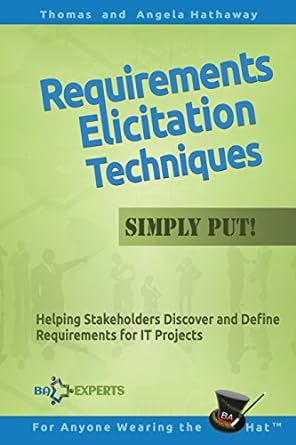 requirements elicitation techniques simply put helping stakeholders discover and define requirements for it