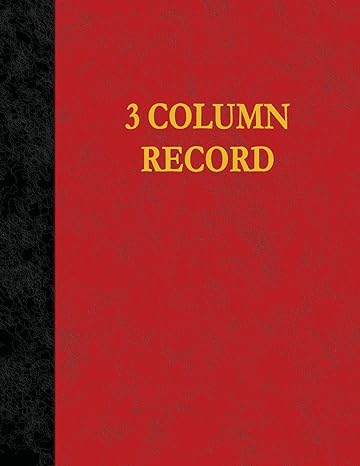 3 column record 100 page account book ntb edition ij publishing llc 1537091360, 978-1537091365