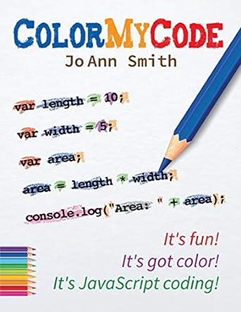 colormycode 1st edition jo ann smith, elise holm 1733047107, 978-1733047104