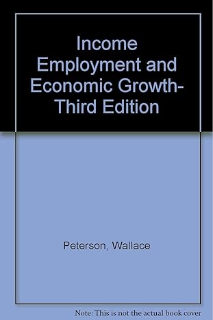 income employment and economic growth 3rd edition wallace peterson b00214f6zw