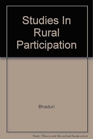 studies in rural participation 1st edition amit bhaduri b000kj0682