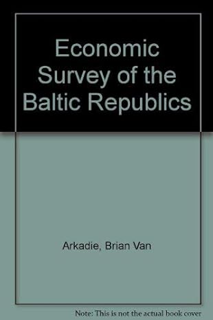 economic survey baltic republic 1st american edition brian vanarkadie ,mats karlsson 0814787681,