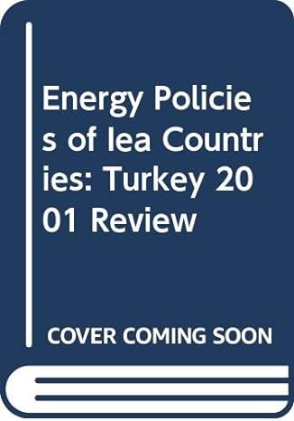 energy policies of iea countries turkey 2001 review 1st edition iea 9264196609, 978-9264196605