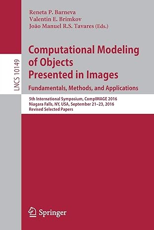 computational modeling of objects presented in images fundamentals methods and applications 5th international