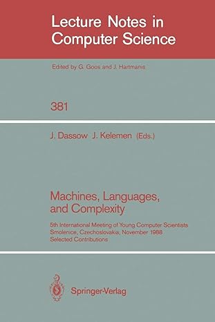 machines languages and complexity 5th international meeting of young computer scientists smolenice