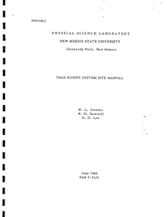 nasa radint system site manual june 1 1966 1st edition nasa ,national aeronautics and space administration