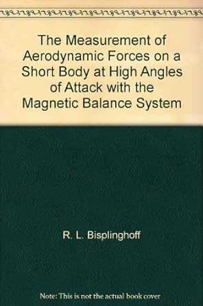 the measurement of aerodynamic forces on a short body at high angles of attack with the magnetic balance