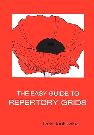 easy guide to repertory grids 1st edition devi jankowicz 0470854049, 978-0470854044