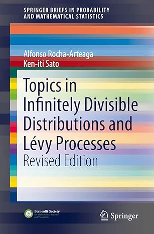 topics in infinitely divisible distributions and levy processes 1st edition alfonso rocha arteaga ,ken iti