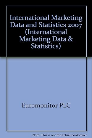 international marketing and data statistics 2007 1st edition gale group 1842644106, 978-1842644102