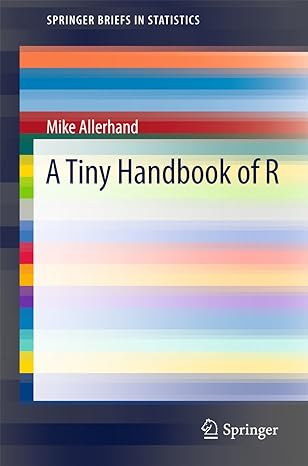 a tiny handbook of r 2011th edition mike allerhand b0088anro0, 978-3642179792