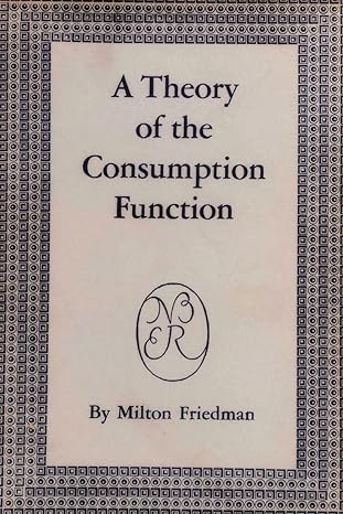 a theory of the consumption function 1st edition milton friedman 1773238310, 978-1773238319