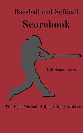 baseball/softball scorebook pocket size 1st edition revival books b09yydt2xm, 979-8809261012