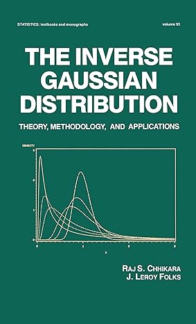 the inverse gaussian distribution theory methodology and applications 1st edition raj chhikara 0824779975,