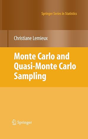 monte carlo and quasi monte carlo sampling 2009th edition christiane lemieux b004td6ifu, 978-0387781648