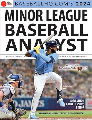 2024 minor league analyst 18th edition rob gordon ,jeremy deloney ,brent hershey 1637273223, 978-1637273227