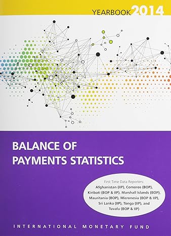 balance of payments statistics yearbook 2014 1st edition international monetary fund 1484375440,