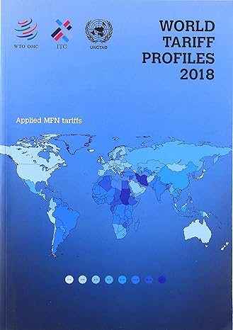 world tariff profiles 2018 1st edition world trade organization 9287046352, 978-9287046352