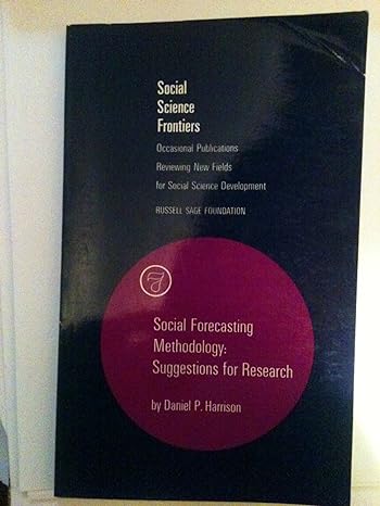 Social Forecasting Methodology Suggestions For Research