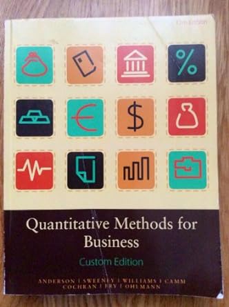 quantitative methods for business   pace university 12th edition dennis j sweeney 1285898958, 978-1285898957