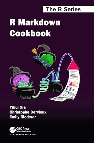 r markdown cookbook 1st edition yihui xie 0367563835, 978-0367563837