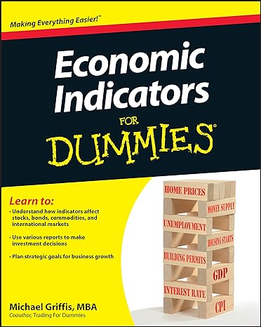 economic indicators for dummies 1st edition michael griffis 1118037626, 978-1118037621