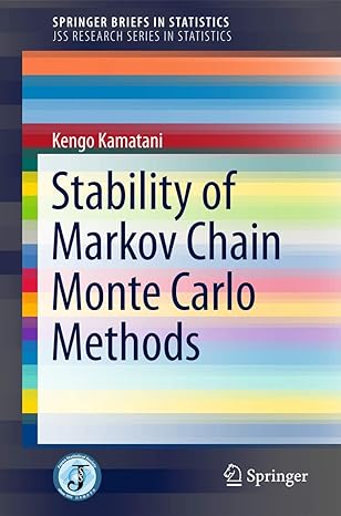 stability of markov chain monte carlo methods 1st edition kengo kamatani 4431552561, 978-4431552567