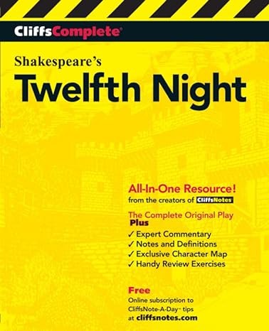 cliffscomplete shakespeare s twelfth night 2nd edition sidney lamb 0764585770, 978-0764585777