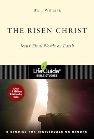 the risen christ jesus final words on earth 1st edition bill weimer 0830831169, 978-0830831166