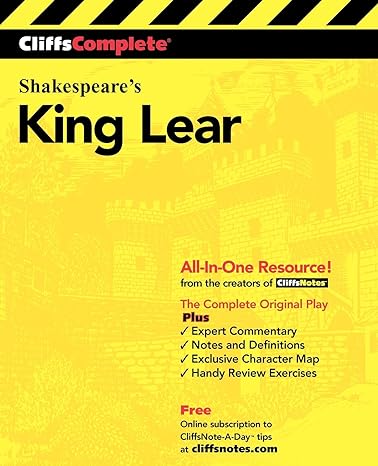 cliffscomplete shakespeare s king lear 2nd edition sidney lamb 0764585711, 978-0764585715