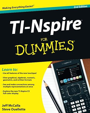 ti nspire for dummies 2nd edition jeff mccalla ,steve ouellette 1118004663, 978-1118004661