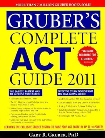 gruber s complete act guide 2011 2nd edition gary gruber 1402243073, 978-1402243073