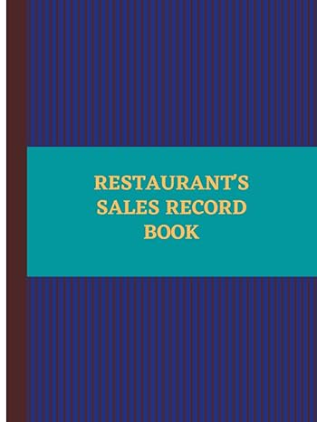 restaurants sales book 1st edition ann mccall b0blg5bglb