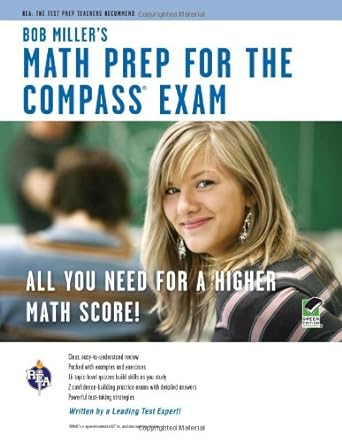 compass exam bob miller s math prep 1st edition bob miller 073861002x, 978-0738610023