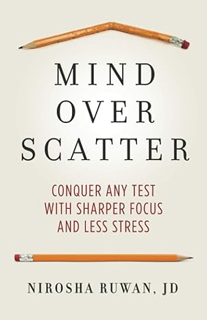 mind over scatter conquer any test with sharper focus and less stress 1st edition nirosha ruwan jd