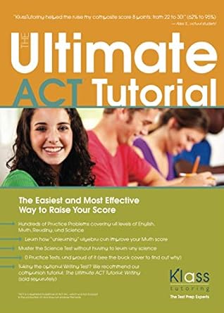 the ultimate act tutorial 2020 2021 edition 1st edition erik klass 979-8667360230