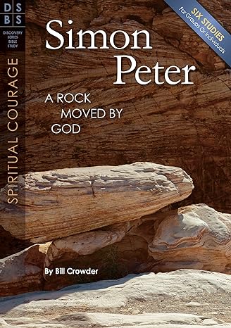 simon peter a rock moved by god sew edition bill crowder 1627075038, 978-1627075039